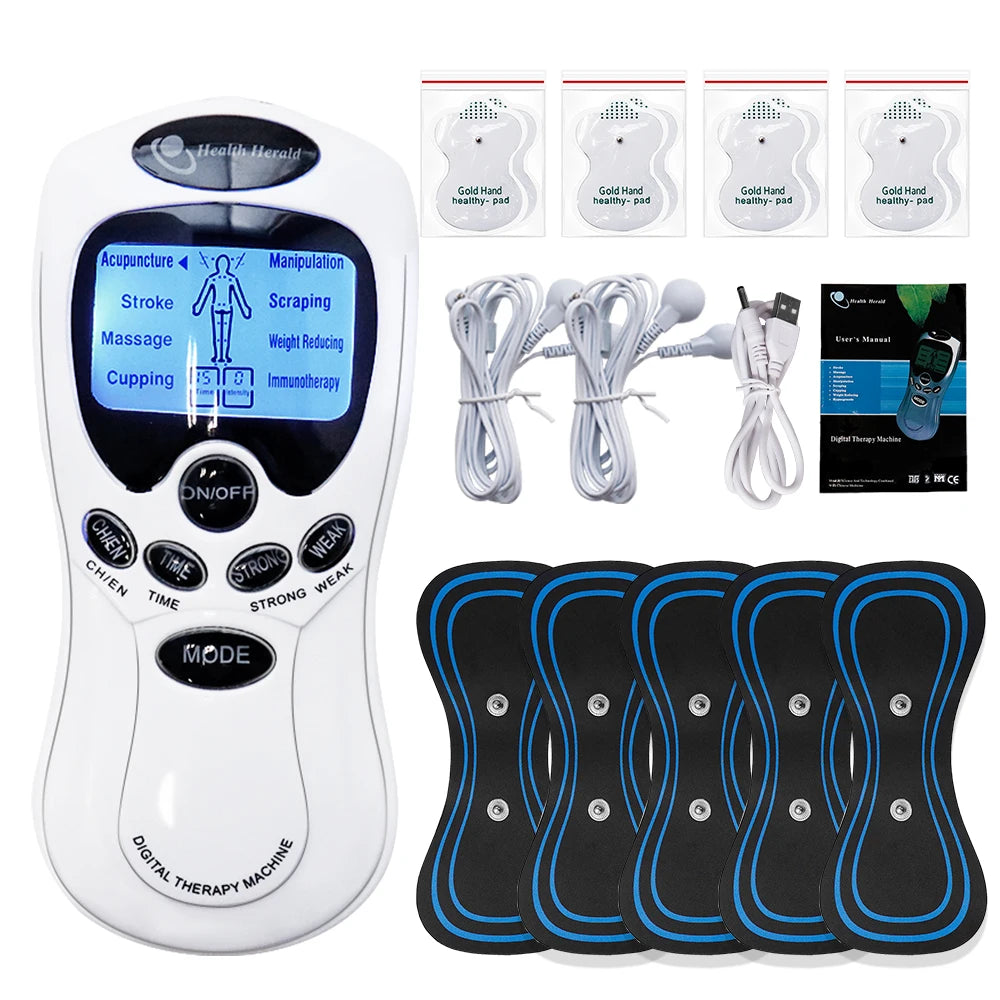 TENS Machine Physiotherapy Pulse Muscle Stimulator — Pain Relief Electrotherapy — view 7 of recovery & massage