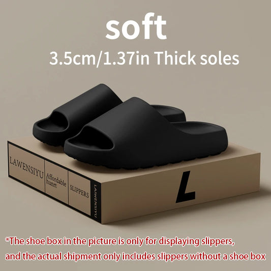Summer Sandals Men's EVA Anti-Slip Thick-Bottom Slides — Indoor Outdoor Cushion Slippers — view 1 of summer sandals