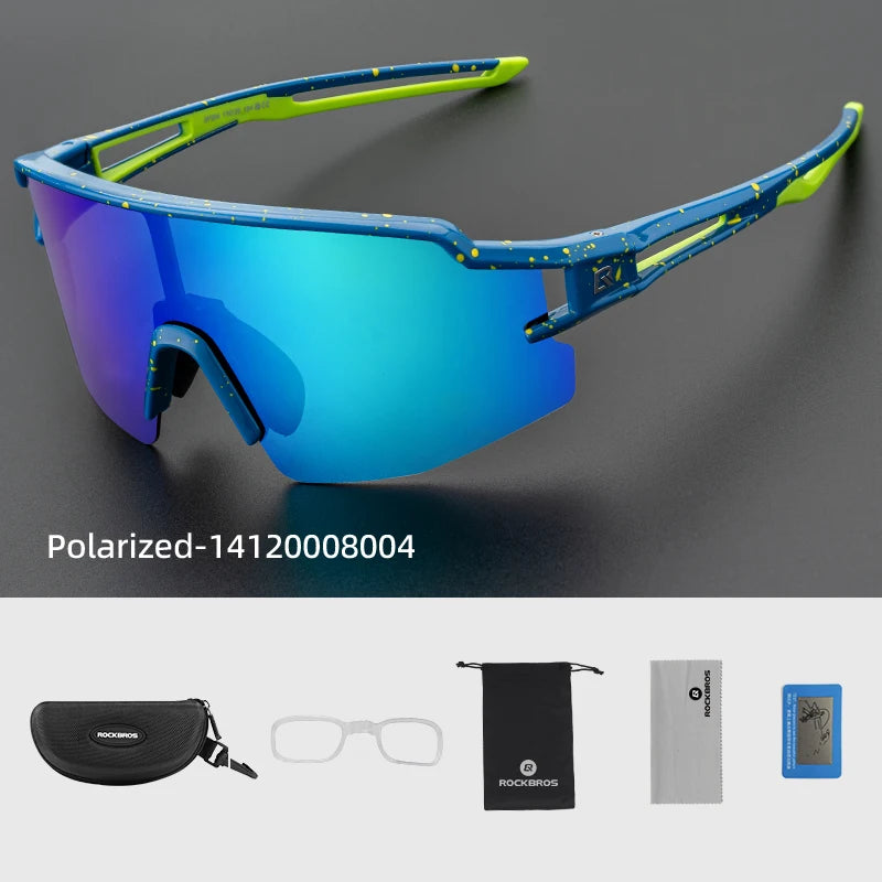 ROCKBROS Cycling Sunglasses Photochromic Eye-Protecting — Adaptive Windproof Bicycle Outdoor Goggles — view 17 of sunglasses