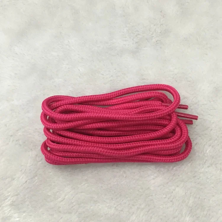 Classic Round Shoelaces — Solid-Color Sneaker Laces (1 Pair)