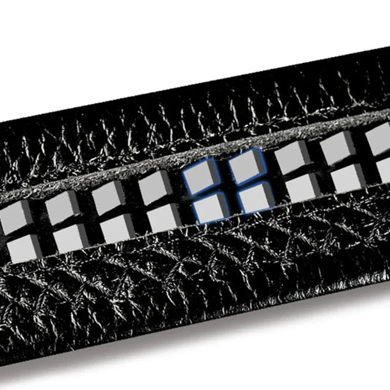 Belts Replacement Genuine Leather Strap 3.5cm — Body-Only for Automatic Buckles — view 5 of belts