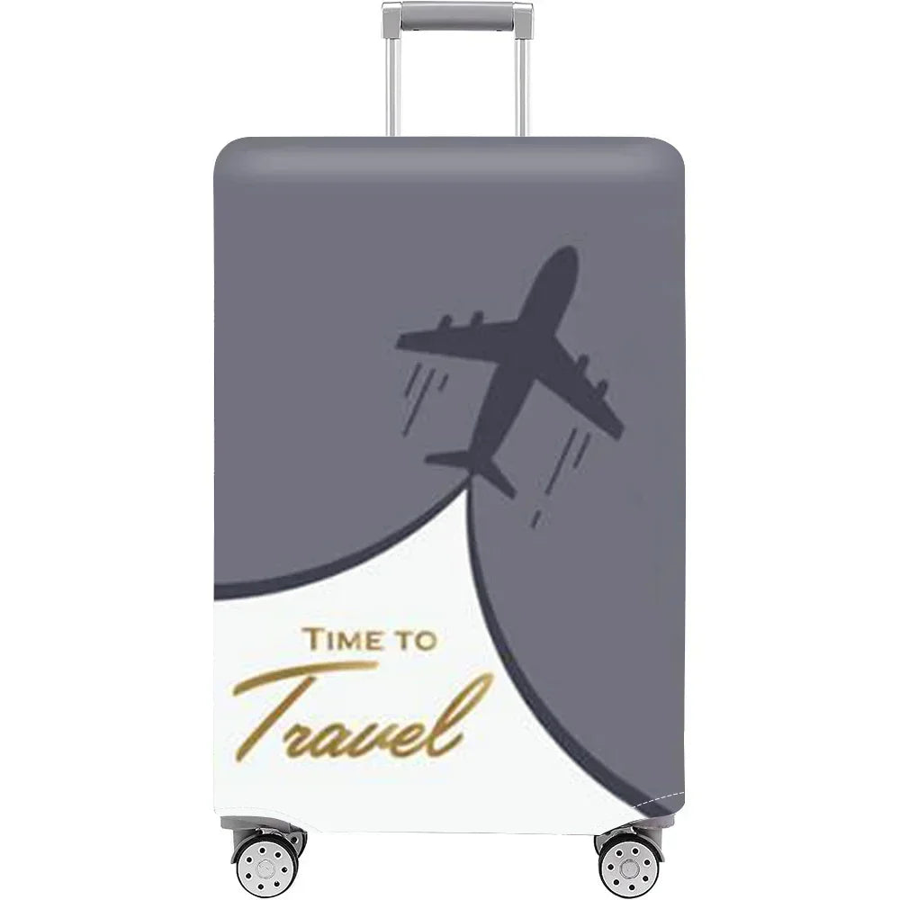 Luggage Cover Stretch Fabric Suitcase Protector Baggage Dust Case Cover Suitable for18-32 Inch Suitcase Case Travel \[p';[[l — view 6 of product