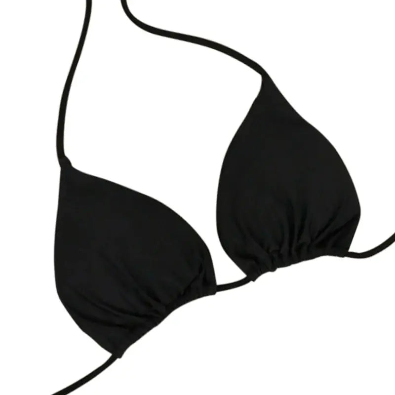 Women's Neck-Strap Bikini Swimsuit — Adjustable Two-Piece Summer Swimwear — view 4 of swimwear