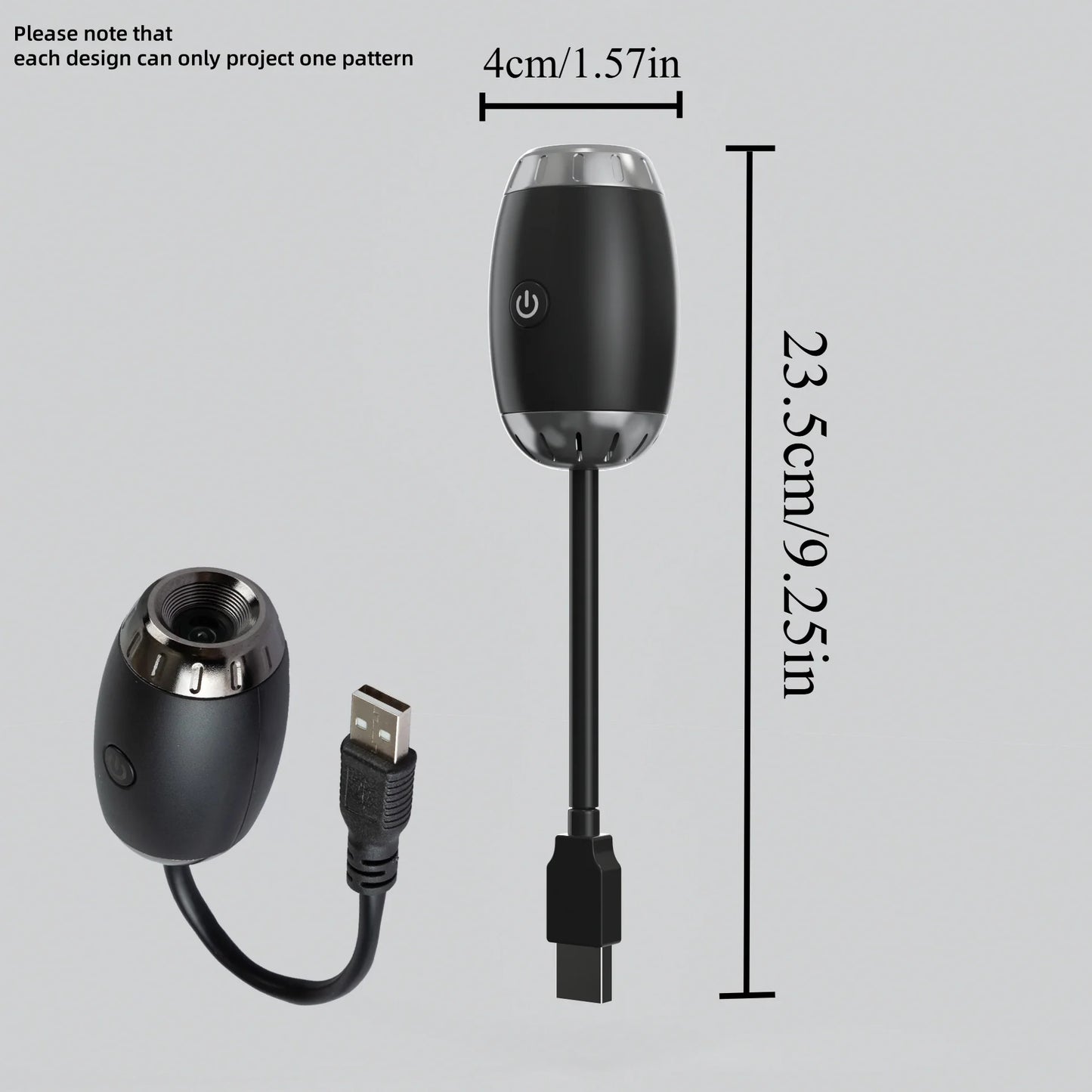 USB Ceiling Galaxy Projector &mdash; Mini Starry Sky Atmosphere Light for Car, Home &amp; Bedroom — view 2 of led &amp; smart lighting