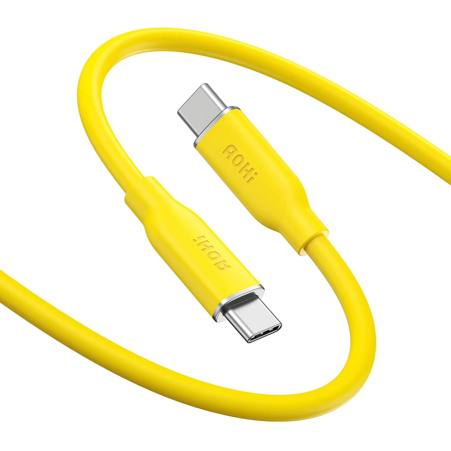 AOHI 240W PD 3.1 USB-C to USB-C Silky Cable — Premium Fast Charge 3.3ft — view 8 of chargers & cables
