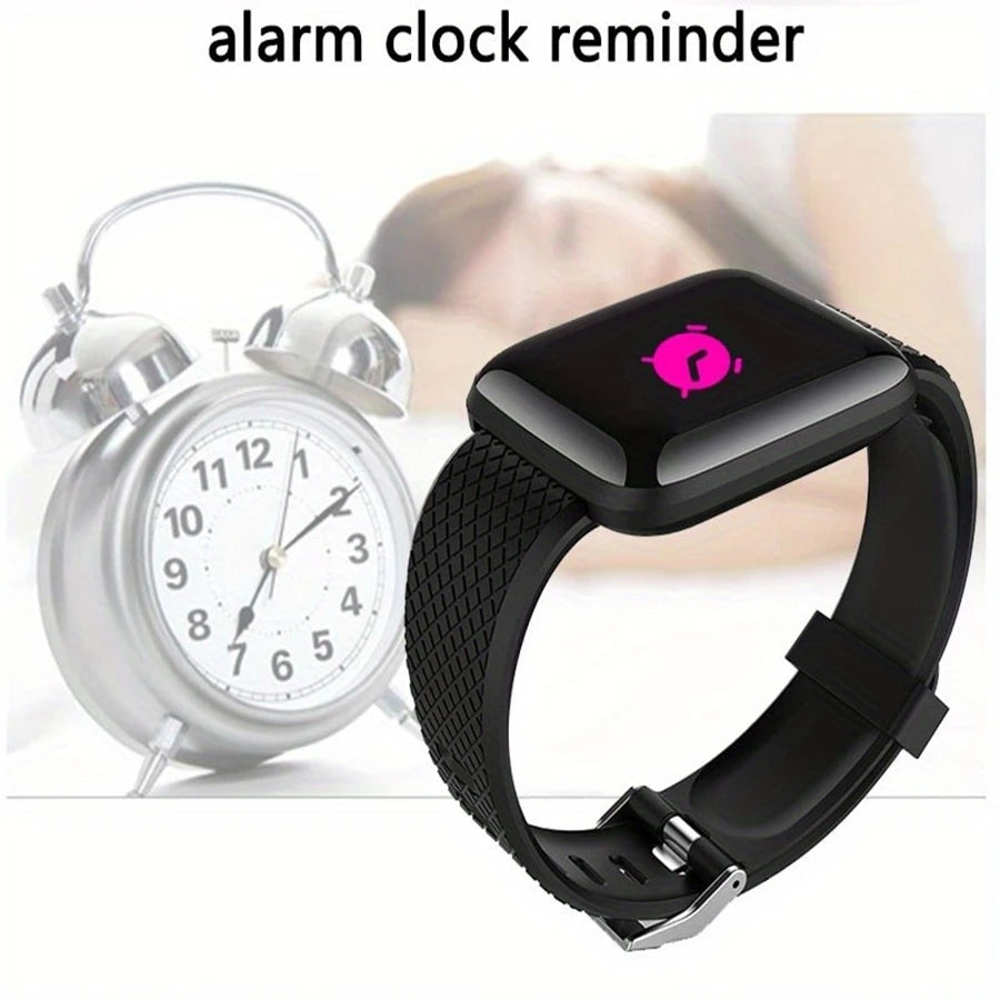 Unisex Smart Watch — Fitness Monitor Bluetooth Bracelet Smartwatch Birthday Gift — view 4 of smart watches