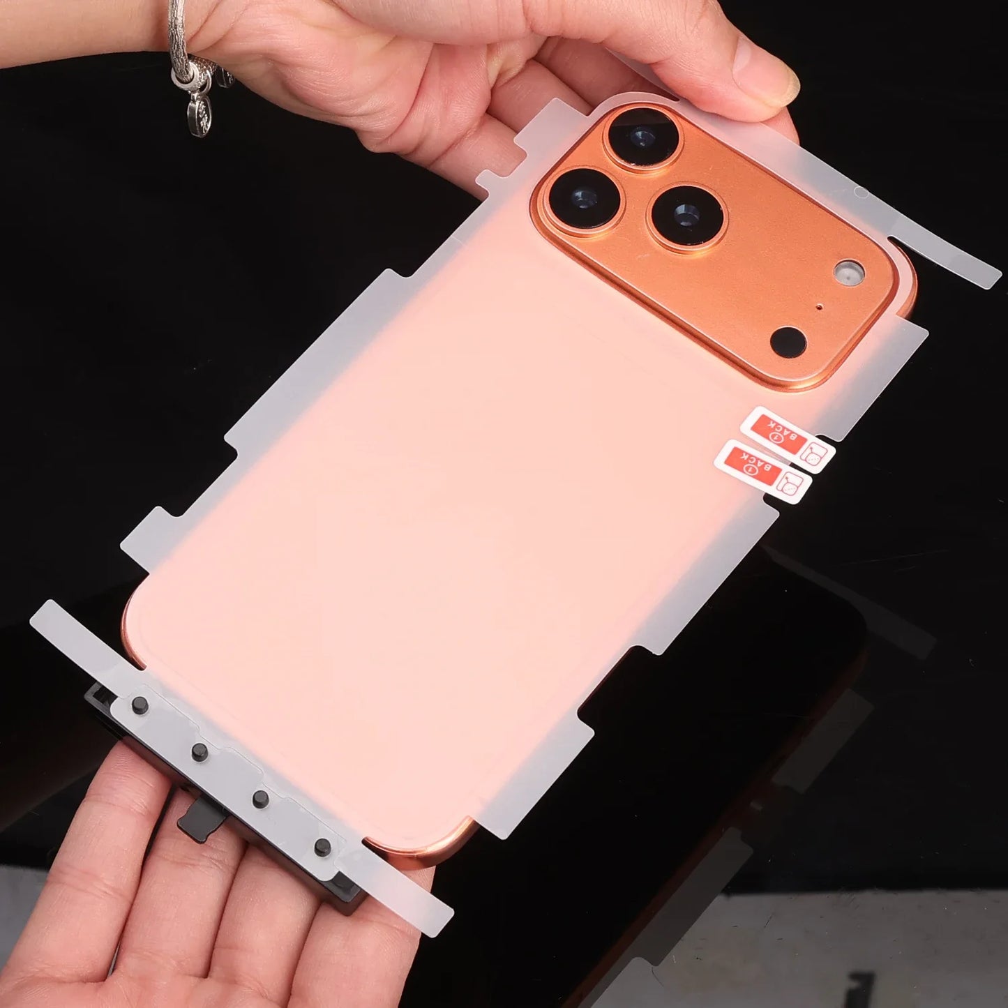 Border Hydrogel Film for iPhone 17 Pro Max / 17 Air HD Side Frame Wrap — view 4 of screen protectors