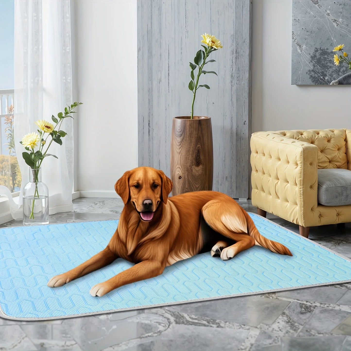 Pet Cooling Mat — Self-Cooling Gel Pad for Dogs & Cats — view 6 of pet supplies