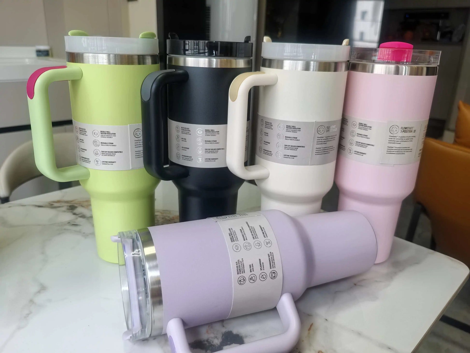 40oz Vacuum Insulated Mug – Double-Walled Stainless Steel Thermos Car Water Bottle (Hot/Cold) — view 5 of electronics & gadgets
