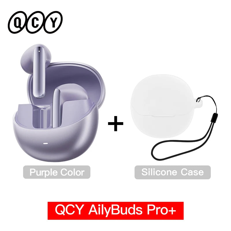 QCY HT10 AilyBuds Pro+ ANC Wireless Earphone Hi-Res Audio with LDAC Bluetooth 5.3 Earbuds 6 Mic AI HD Call Multipoint Connection — view 15 of product