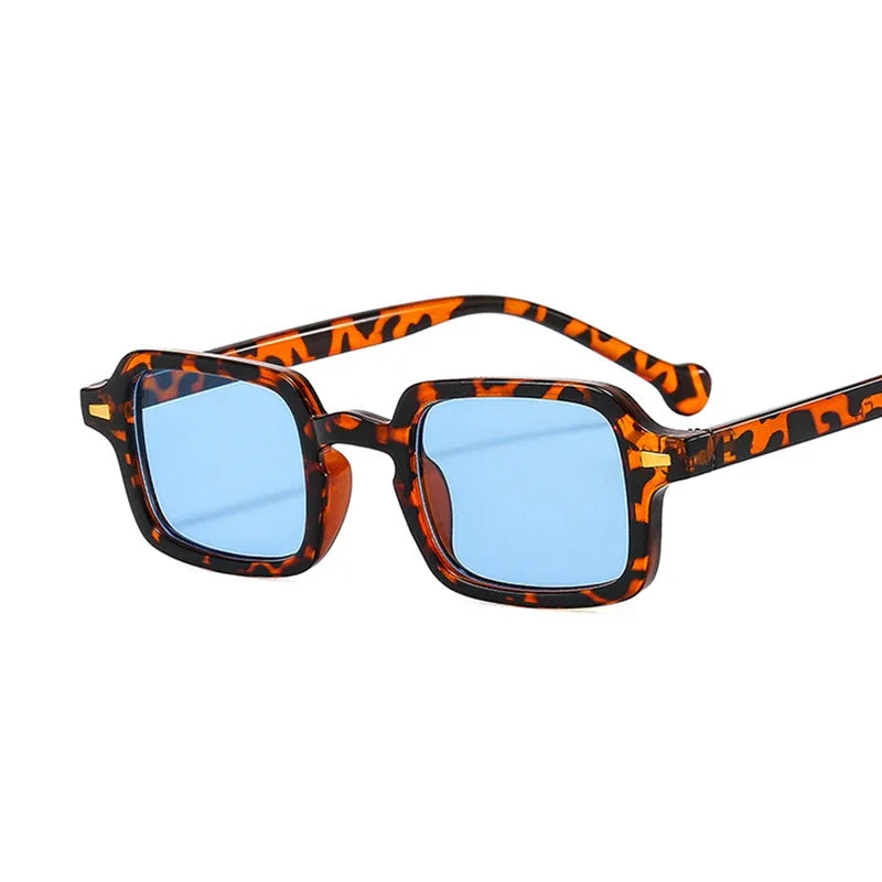 Rectangle Sunglasses Luxurious Designer — Vintage Brand Anti-Glare Women Men Square Shades — view 2 of sunglasses