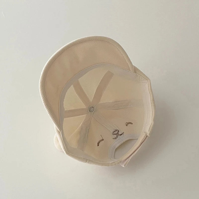 Cartoon Bear Baby Baseball Cap - Kawaii Ear-Detail Sun Hat for Infants — view 6 of baby hats