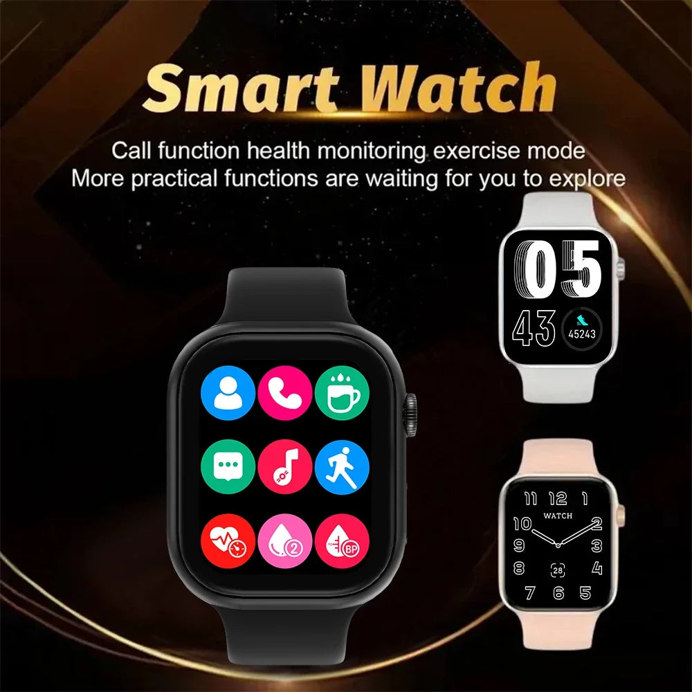 2025 Men's Smart Watch — 1.73in Bluetooth Call Blood Oxygen & Pressure Monitor Smartwatch — view 2 of smart watches