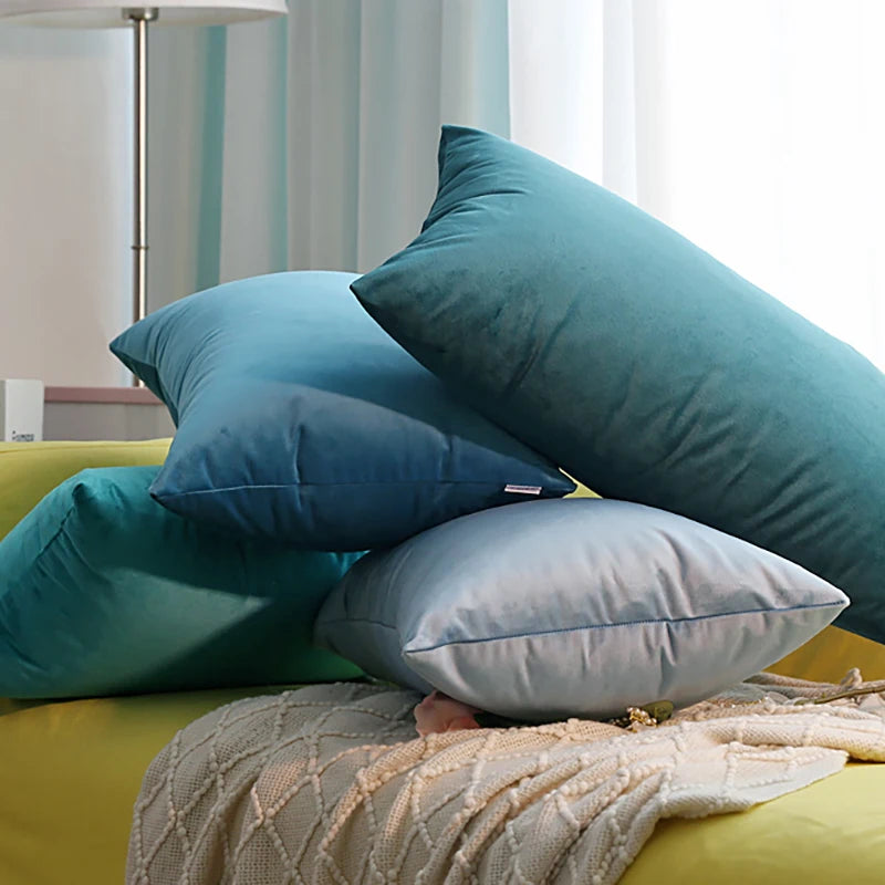 Velvet Plaid Cushion Cover &mdash; 30&times;50 cm Nordic Decorative Pillowcase for Sofa &amp; Bed — view 4 of cushion covers & pillow cases