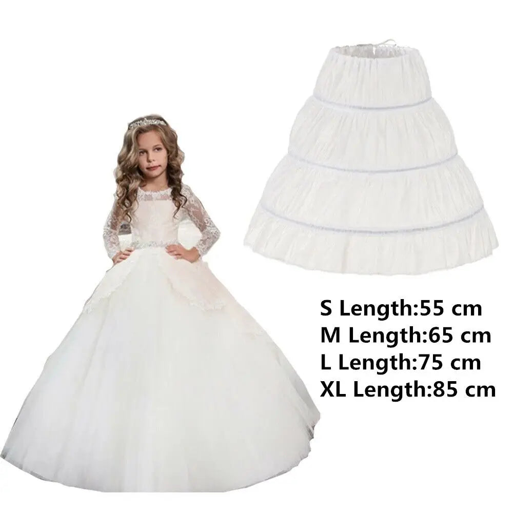 Girls Christmas Princess Tutu Petticoat - Tulle Underskirt for Dresses — view 5 of petticoats