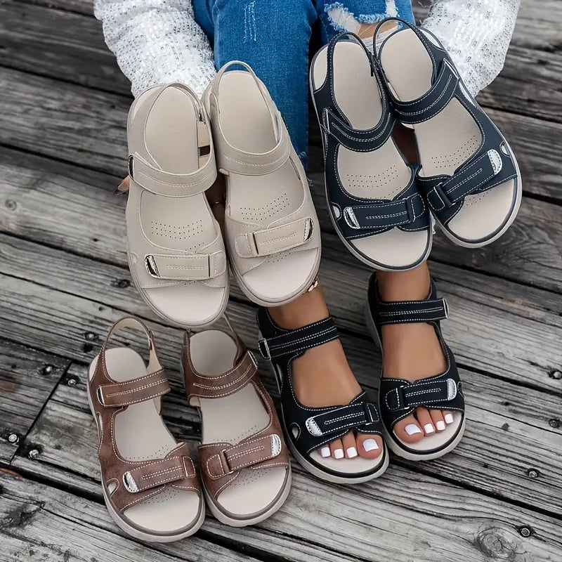 Summer Sandals Plus-Size Wedge Beach Shoes — 2026 Lightweight Platform Sandals for Women — view 6 of summer sandals