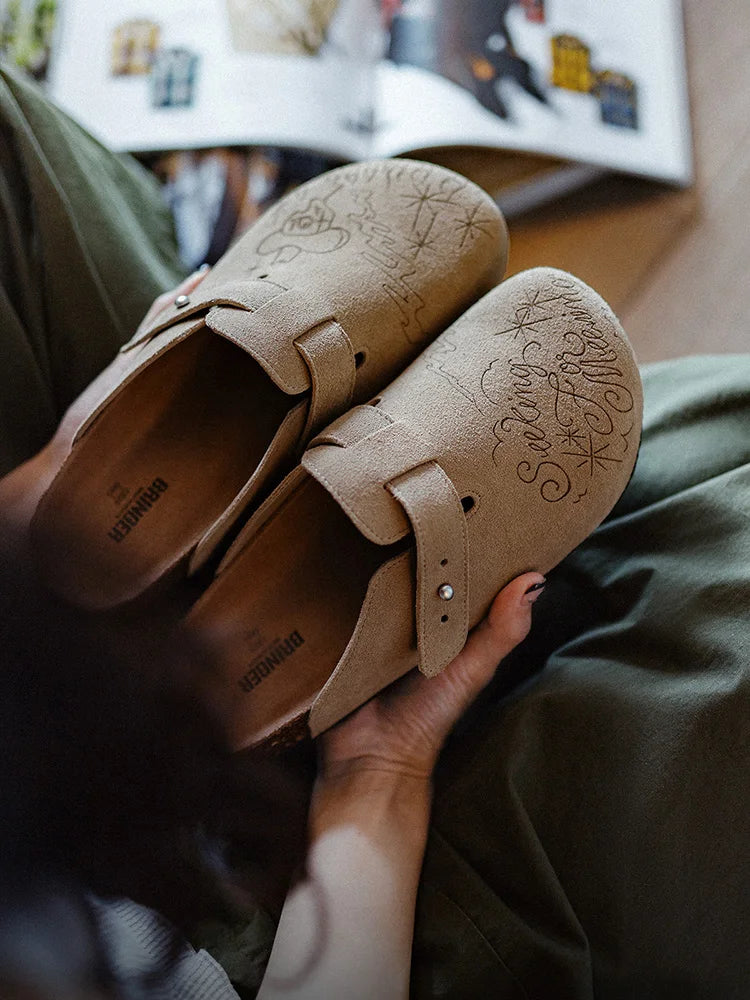 Designer-Look Mules — Breathable Half-Drag Thick-Sole Sneaker Mules — view 7 of sandals & slides
