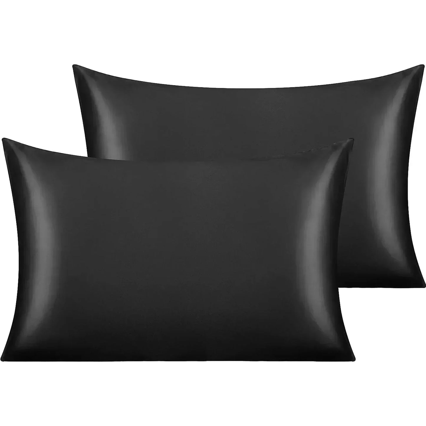 Pack Satin Pillowcases – Cooling, Super Soft Silk-Like Pillow Covers with Envelope Closure — view 7 of home & kitchen