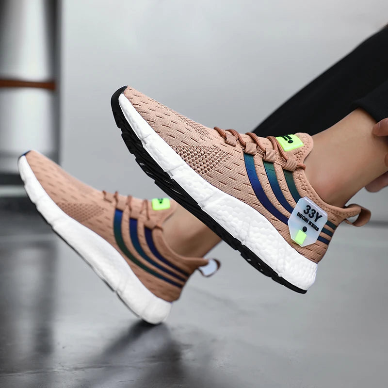 Men's Summer Mesh Sneakers — Breathable Lightweight Outdoor Casual Sport Shoes — view 3 of sneakers