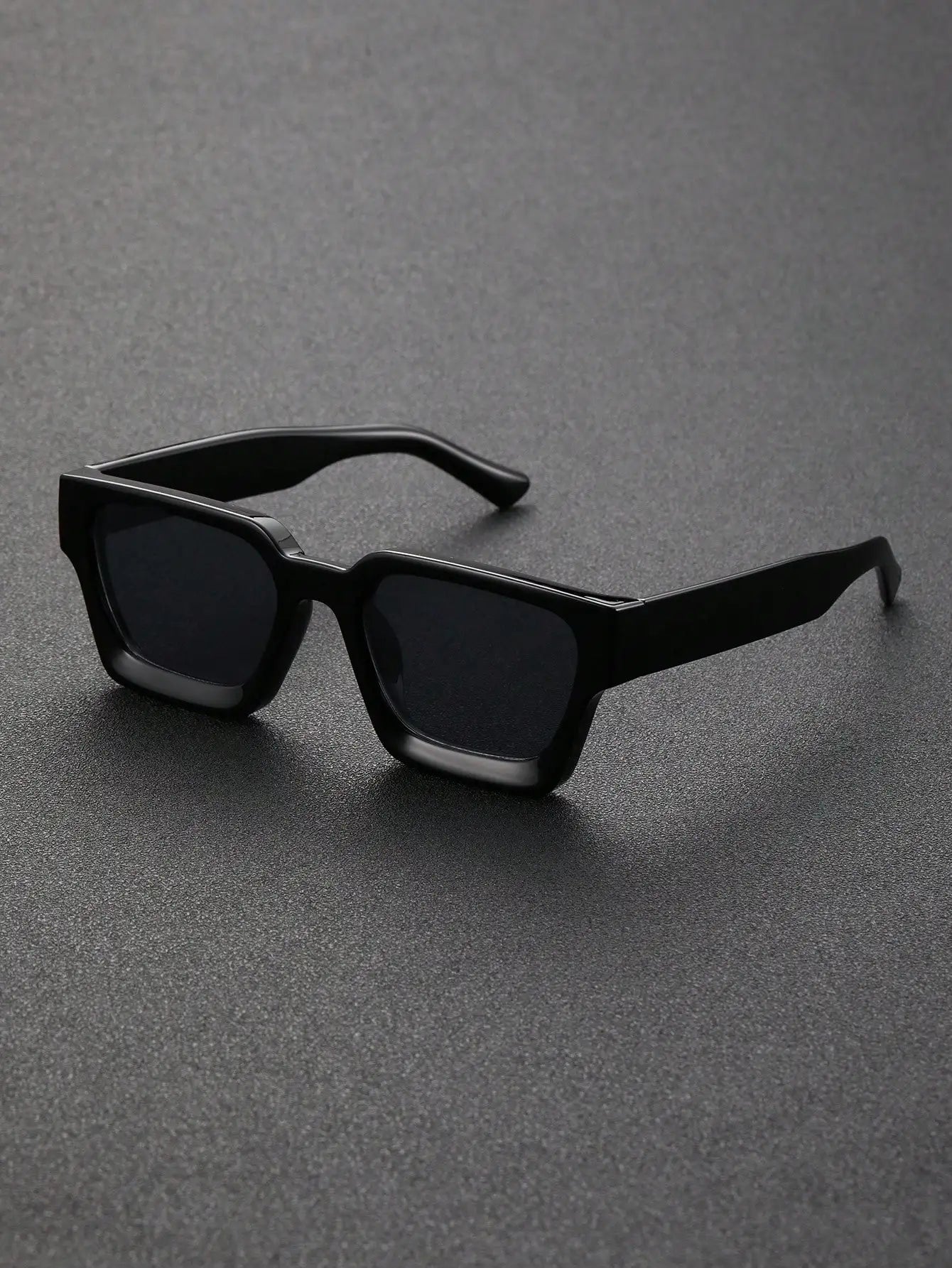 Square Sunglasses Bundle 1/2-Pack — Classic Fashion Plastic Frame Daily Shades Set Eyewear — view 7 of sunglasses