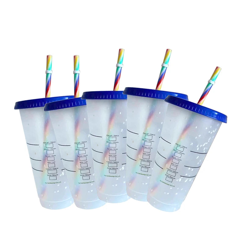Reusable Tumbler with Straw — BPA-Free Iced Coffee & Cold Drink Cup with Lid — view 8 of drinkware