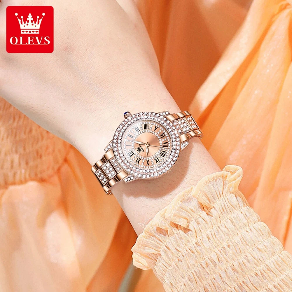 OLEVS 9943 Women's Luxury Watch — Original Fashion Quartz Wristwatch — view 5 of watches