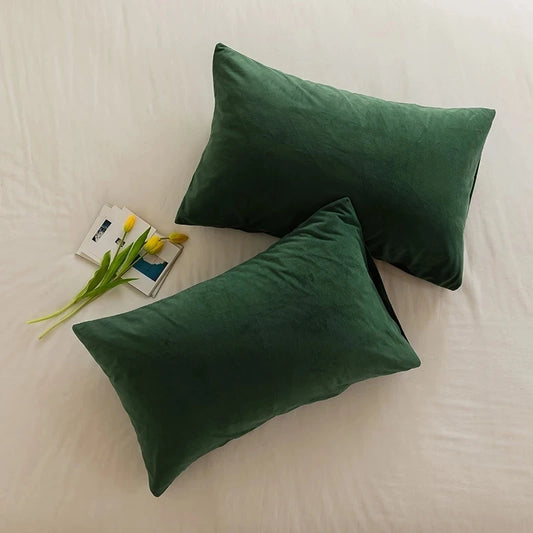 Velvet Plaid Cushion Cover &mdash; 30&times;50 cm Nordic Decorative Pillowcase for Sofa &amp; Bed — view 1 of cushion covers & pillow cases