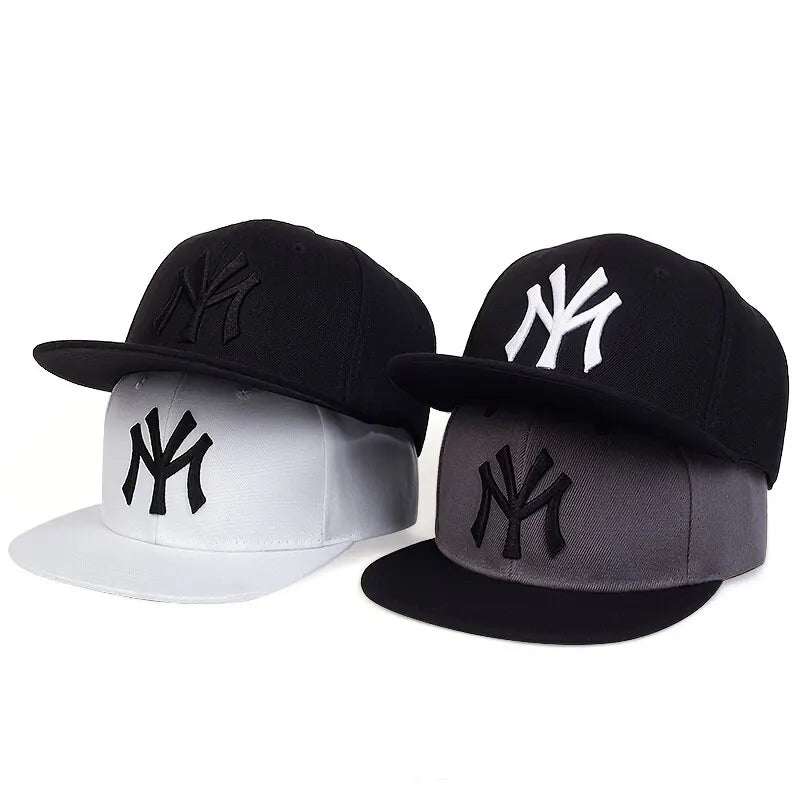 Hip-Hop Baseball Cap Letter Embroidery — Streetwear Trucker Casual Sunscreen Adjustable Hat — view 1 of hats & caps