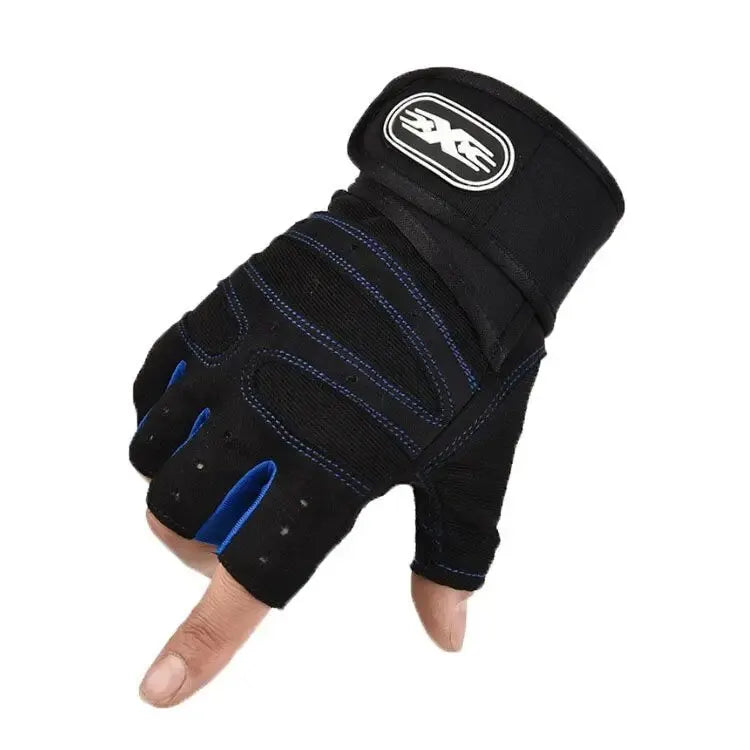 Half-Finger Cycling Gloves Shock-Absorbing — Breathable Anti-Slip Gel Padded Fitness & MTB Gloves — view 7 of gloves