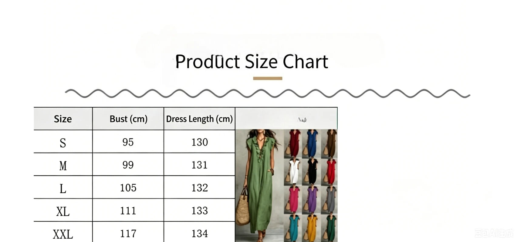 Women's Boho Linen-Blend Ruffle Maxi Dress, V-Neck & Pockets — view 4 of dresses