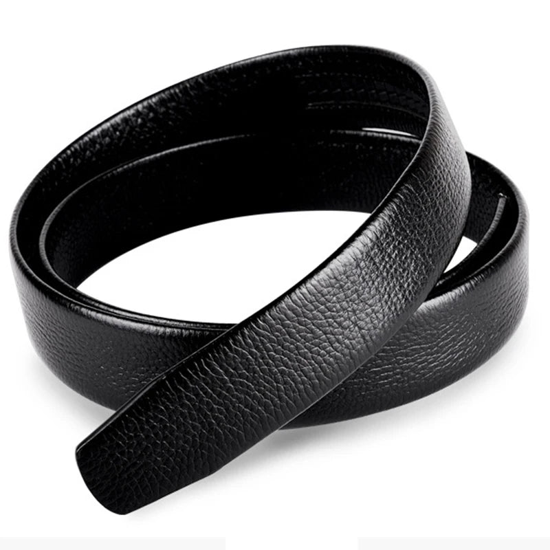 Belts Replacement Genuine Leather Strap 3.5cm — Body-Only for Automatic Buckles — view 6 of belts