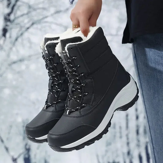 Top-Rated Women's Snow Boots — Non-Slip Fur Platform Ankle Boots (4.9) — view 1 of boots