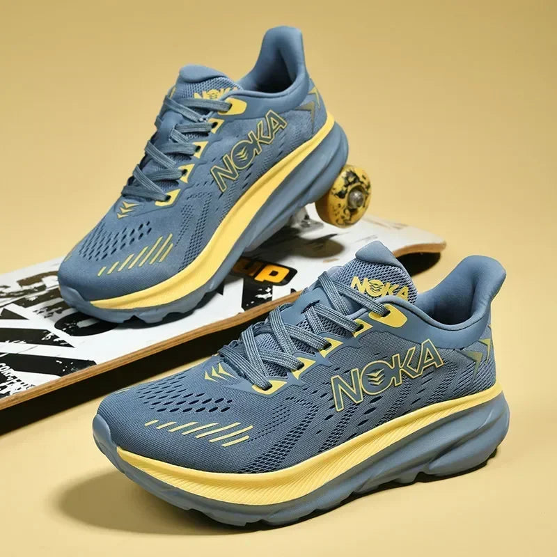 Men's Mesh Running Sneakers — Jogging Cushioned Breathable Couple Trainers — view 2 of sneakers