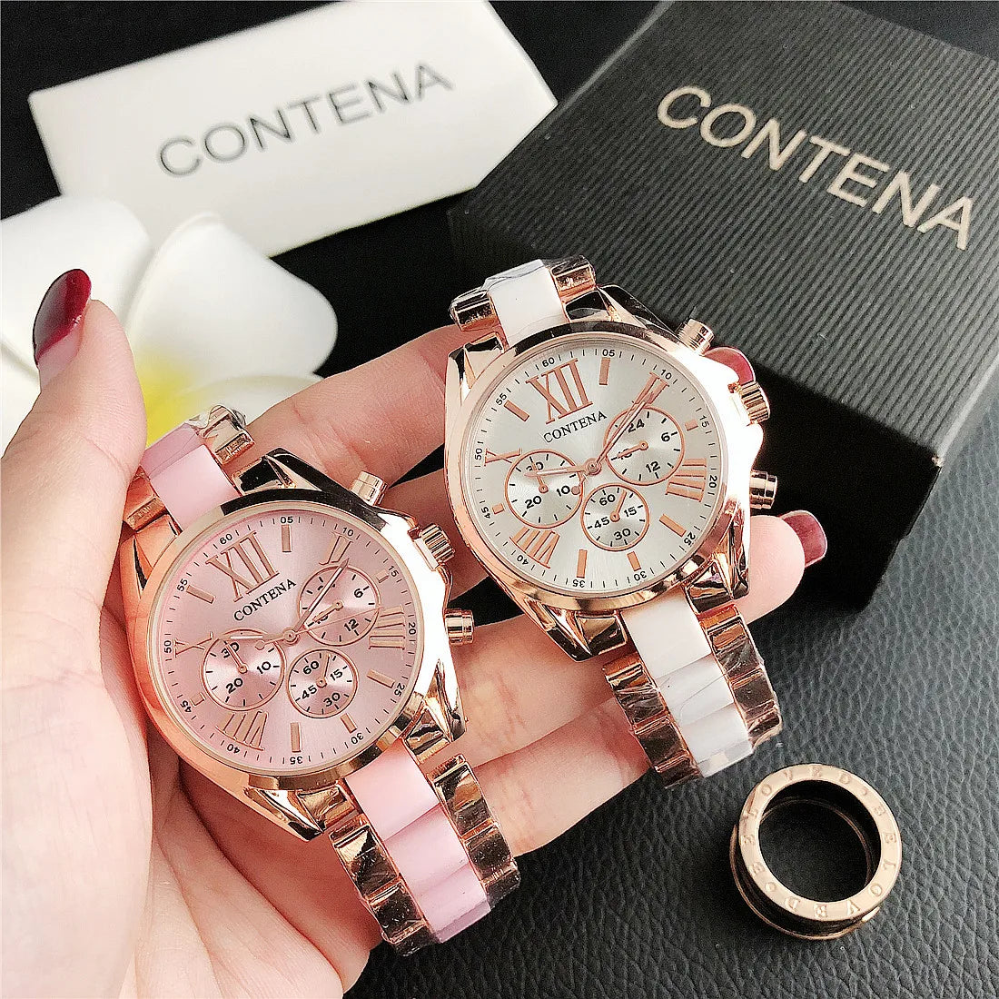 Women's Luxury Watch — Top Brand Fashion Quartz Wristwatch — view 1 of watches
