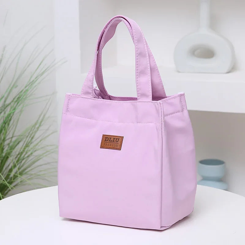 Large Capacity Insulated Lunch Bag - Aluminum Foil Tote for Work & School — view 9 of lunch bags