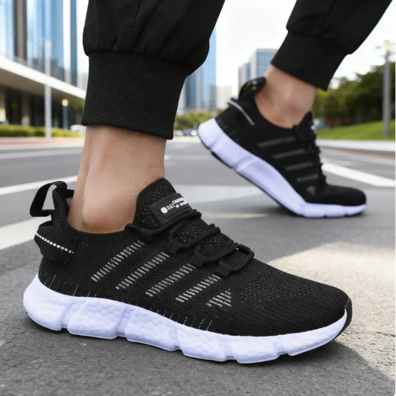 Men's Soft-Sole Running Sneakers — Lightweight Mesh Breathable Casual Trainers — view 5 of sneakers