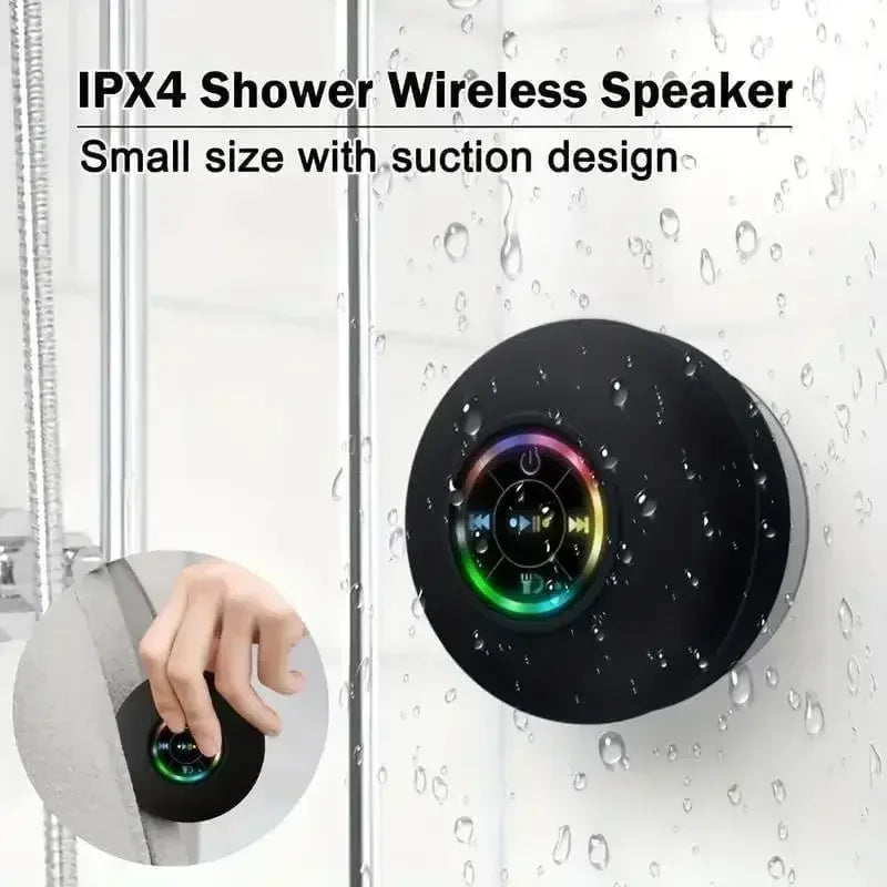 Portable Bluetooth Speaker — IPX4 Waterproof Wireless Speaker with LED Light — view 2 of audio
