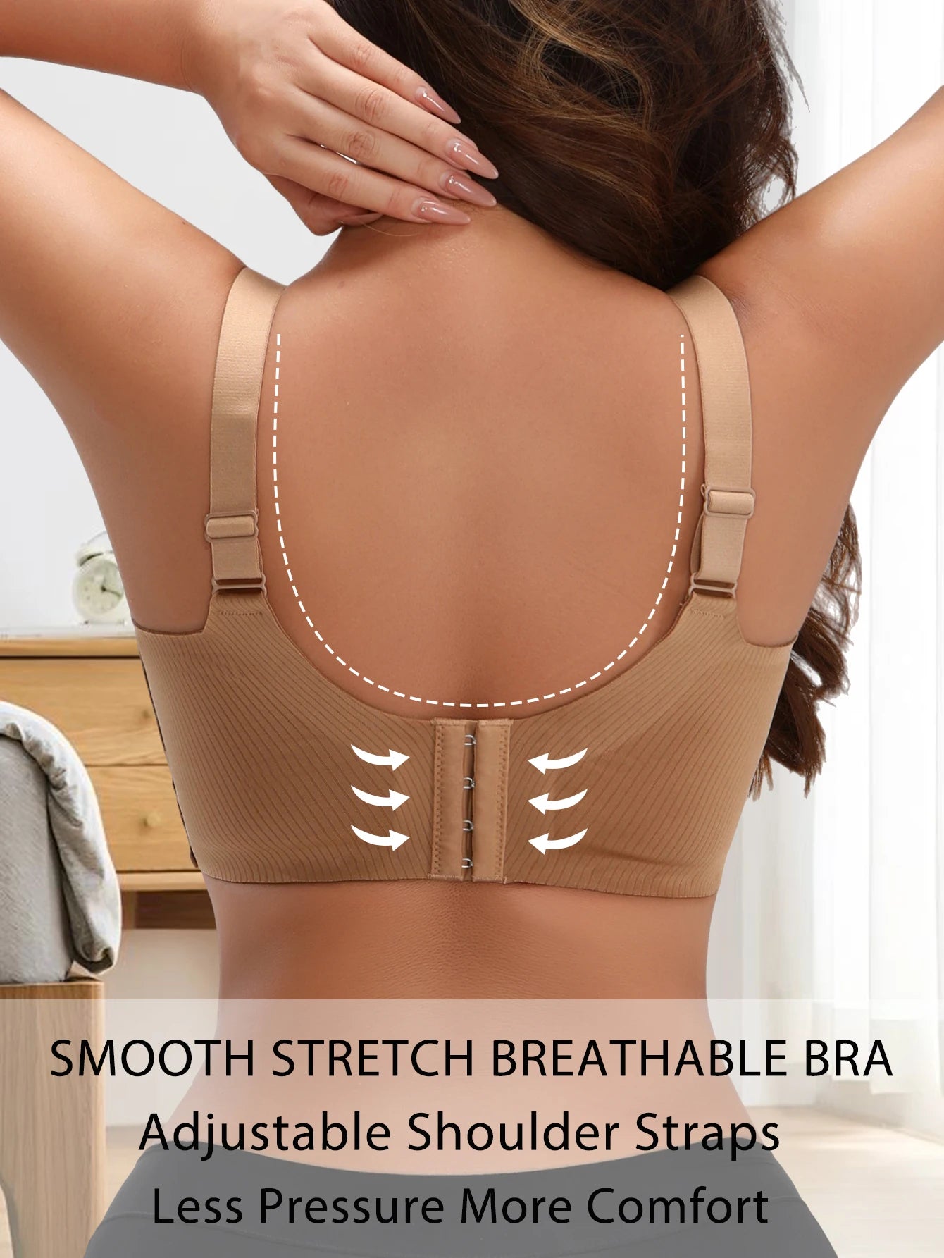 Wireless Jelly-Glue Push-Up Bra &mdash; Seamless Bralette Breathable Sports Underwear — view 2 of sports bras