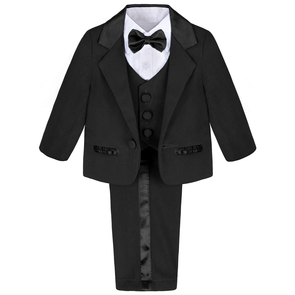 Baby Boy Suit Set Toddler Baptism Christening Easter Church Outfit Infant Wedding Birthday Formal Ceremony Performance Tuxedo