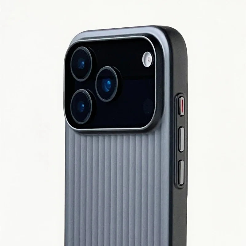 Luxury Stripes Metallic Armor Case for iPhone 13–17 Pro Max Shockproof — view 3 of phone cases