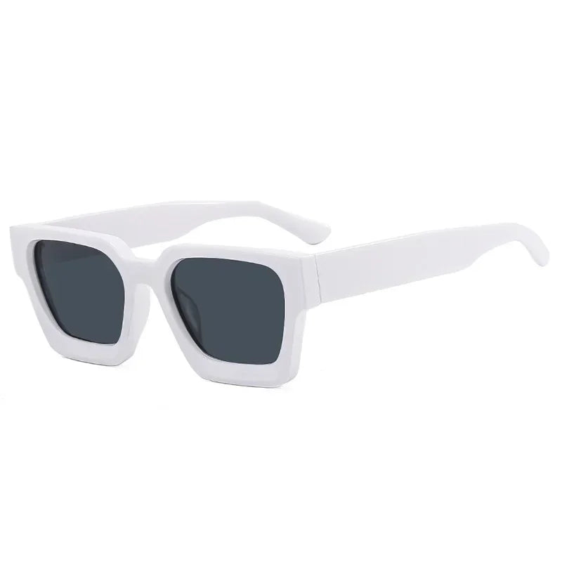 Square Vintage Sunglasses — Unisex UV400 Punk Retro Sun Glasses — view 6 of sunglasses