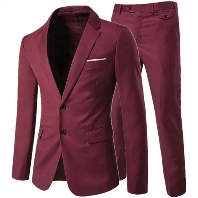 Men Suits For Wedding Elegant 3 Pieces 2 Set Jackets Vest Pants Luxury Blazers Outfit Fashion Classic Full 2024 Formal Costume