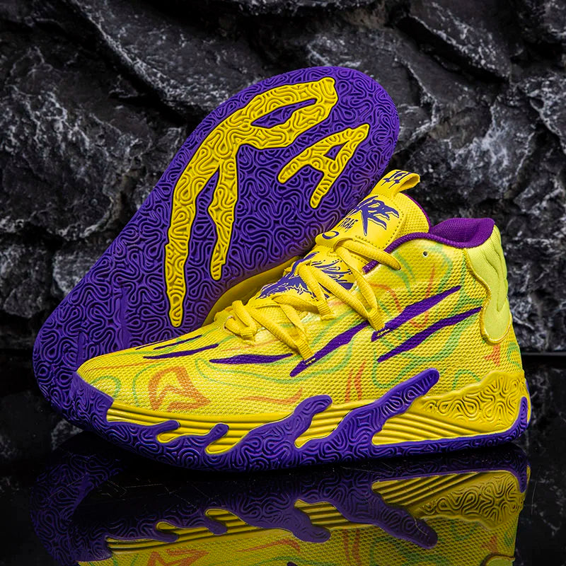 Men's Basketball Sneakers — Breathable Comfortable Training Court Sport Shoes — view 3 of sneakers
