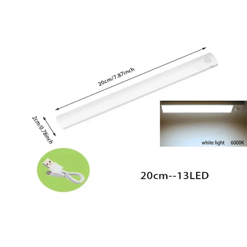 Under-Cabinet Kitchen Light &mdash; Motion Sensor USB Rechargeable Magnetic Strip for Wardrobe &amp; Cupboards — view 10 of led &amp; smart lighting