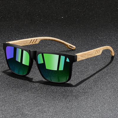 Vintage Square Frame Sunglasses, UV400 for Driving & Fishing — view 1 of sunglasses