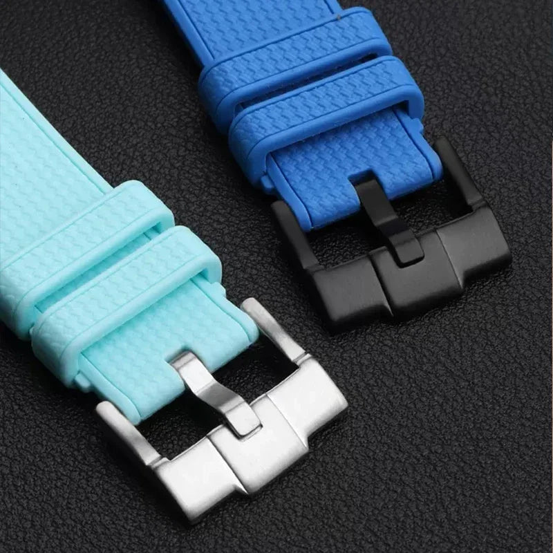 MoonSwatch Diving Strap — 20mm Curved-End Rubber Watch Band for Omega x Swatch — view 4 of watch straps