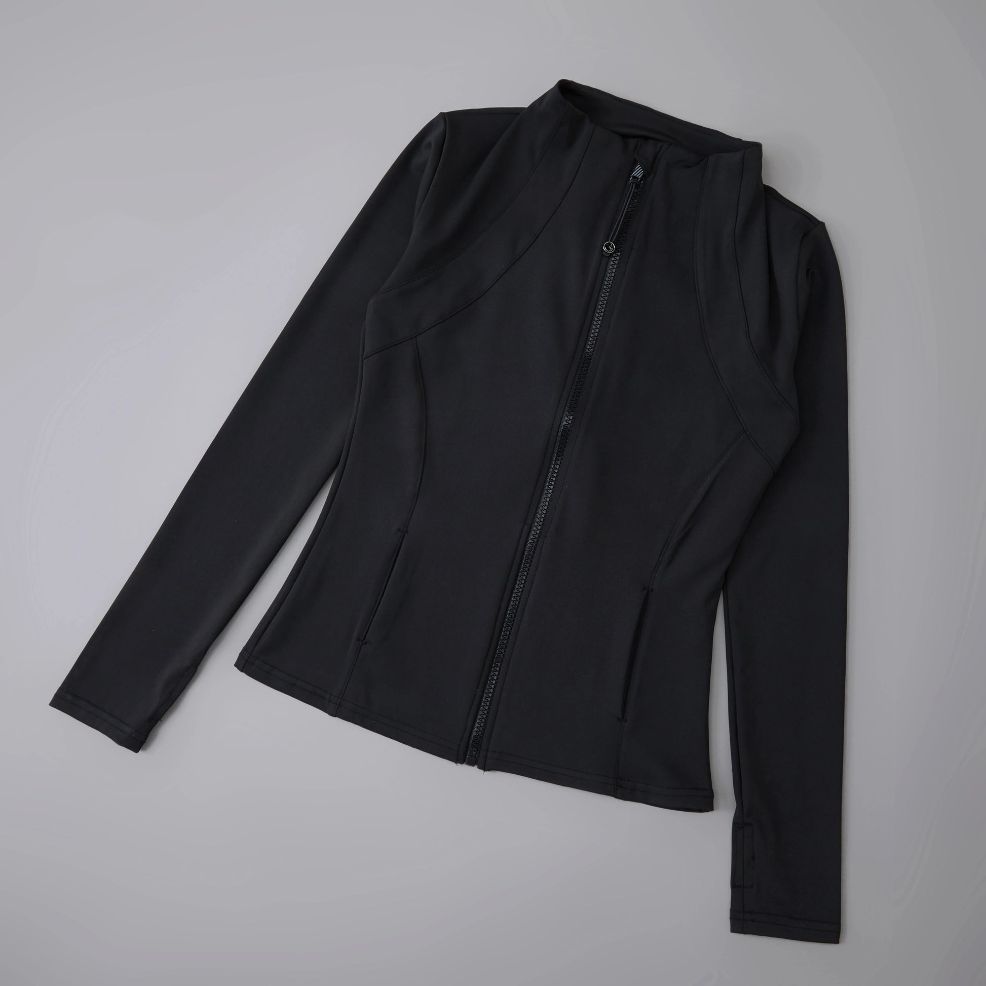 Women’s High-Elastic Yoga Coat — Round-Neck Loose Long-Sleeve Fitness Top — view 7 of sports & fitness