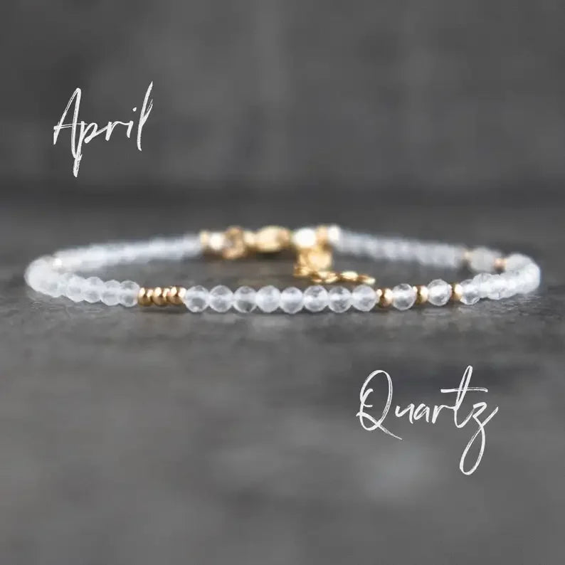 Crystal & Gemstone Anti-Anxiety Bracelet — Rose Quartz, Amethyst, Aventurine & Citrine Healing Beads — view 6 of crystal & gemstone