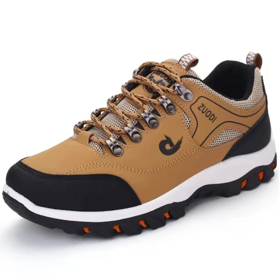 All-Season Men's Leather Sneakers — Casual Tennis Walking Shoes Spring Autumn Winter — view 9 of sneakers
