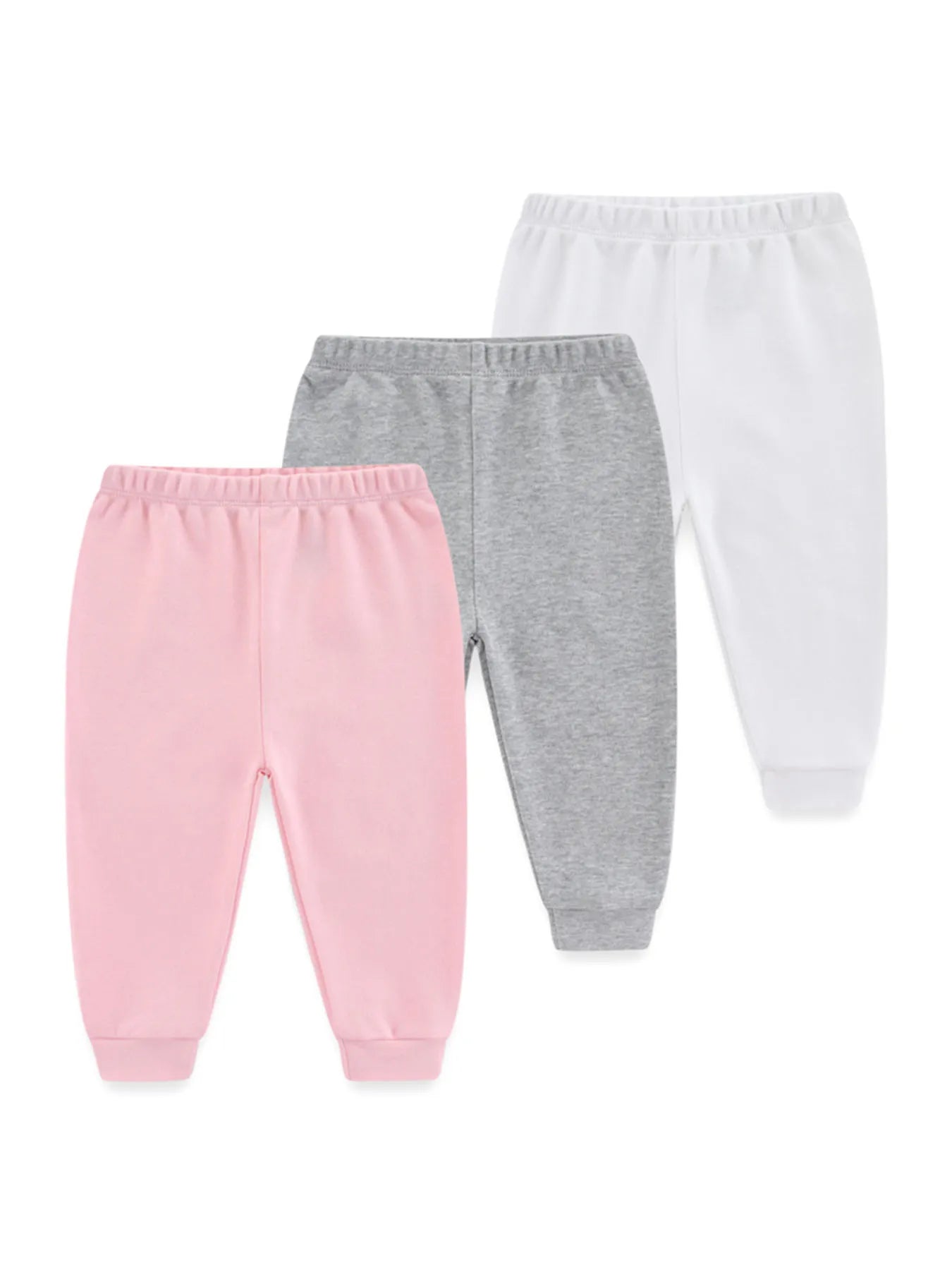 Baby Boys & Girls 100% Cotton Pants - Four-Seasons Soft Solid Pants (1/3 Pack) — view 18 of baby bottoms